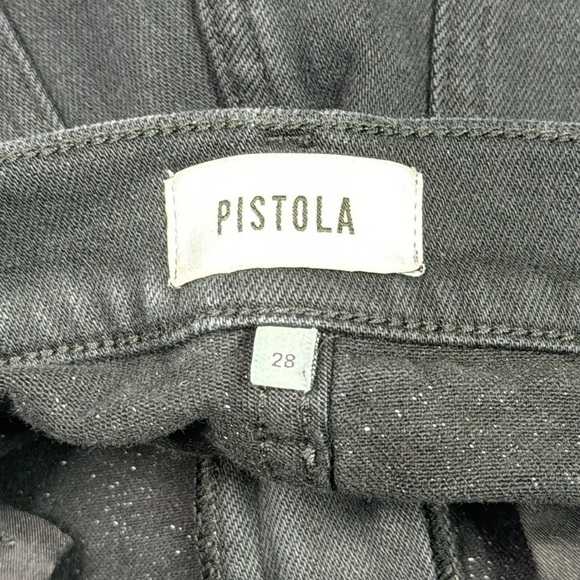 Pistola Black Skinny Split Ankle Pants Size 28 - Picture 9 of 12